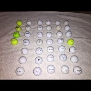 AAAA titleist, calloway, Taylor made 40 golf balls